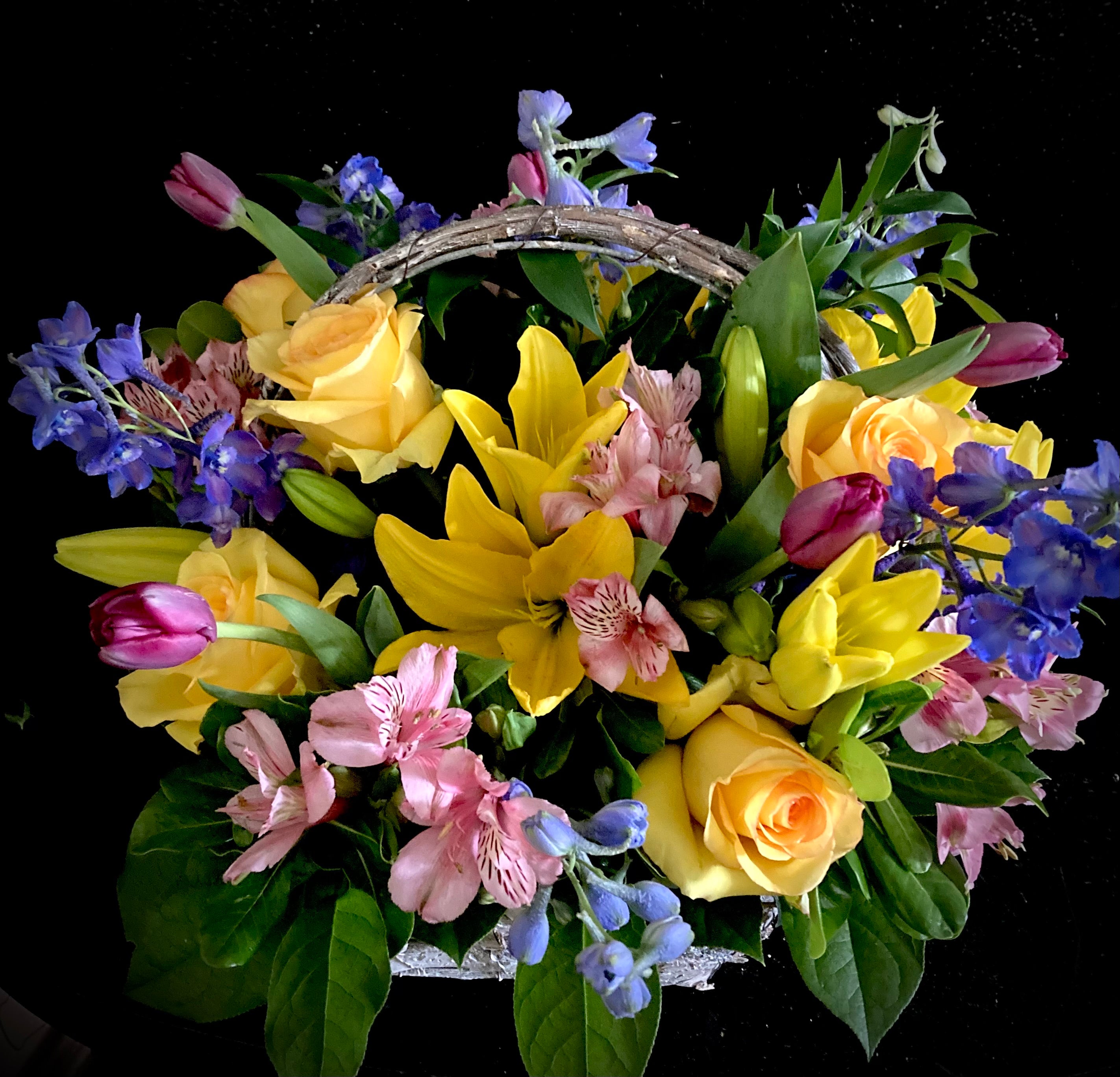 Designer's Selection Floral Baskets Starting at $165
